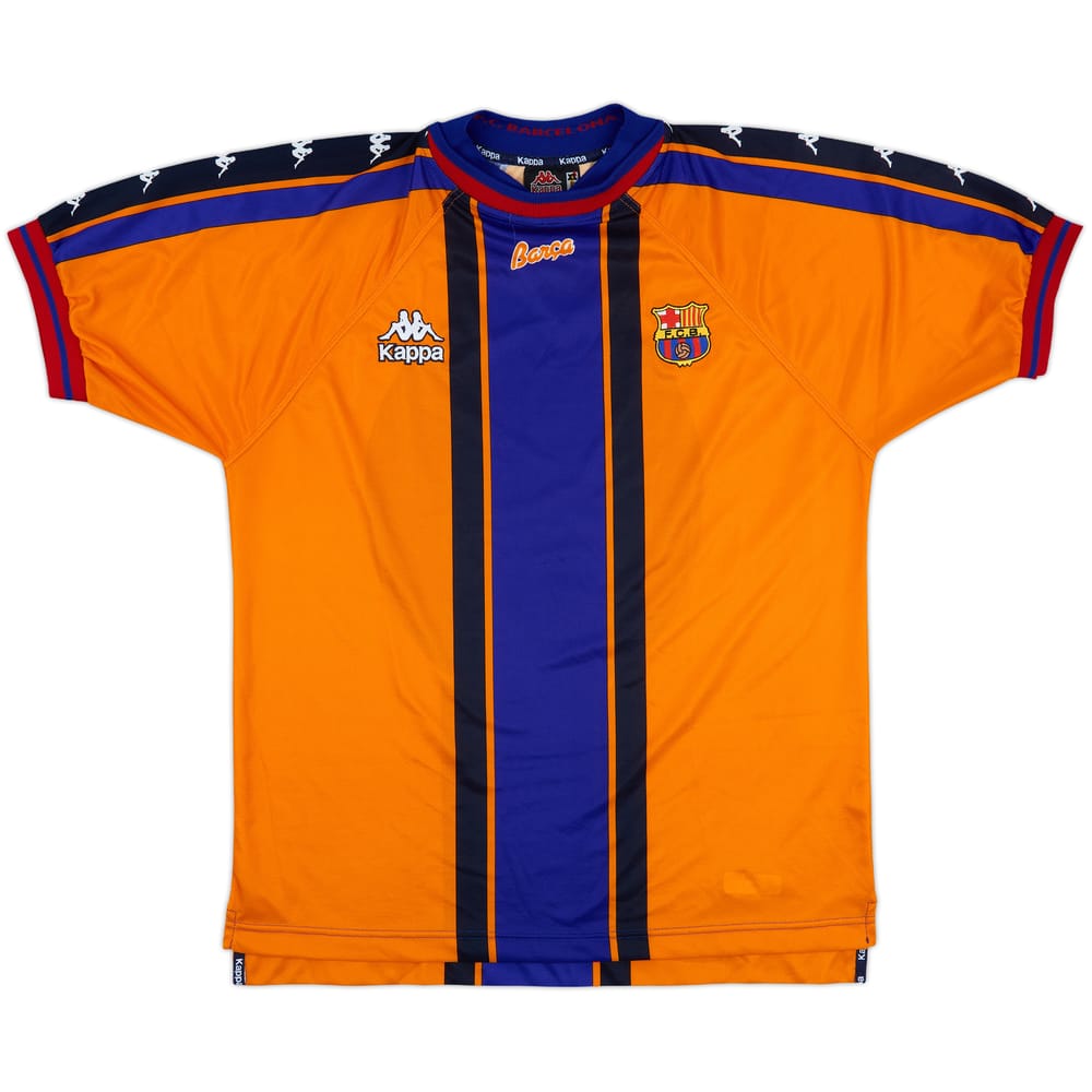 1997-98 Barcelona Away Shirt - 8/10 - (XL)