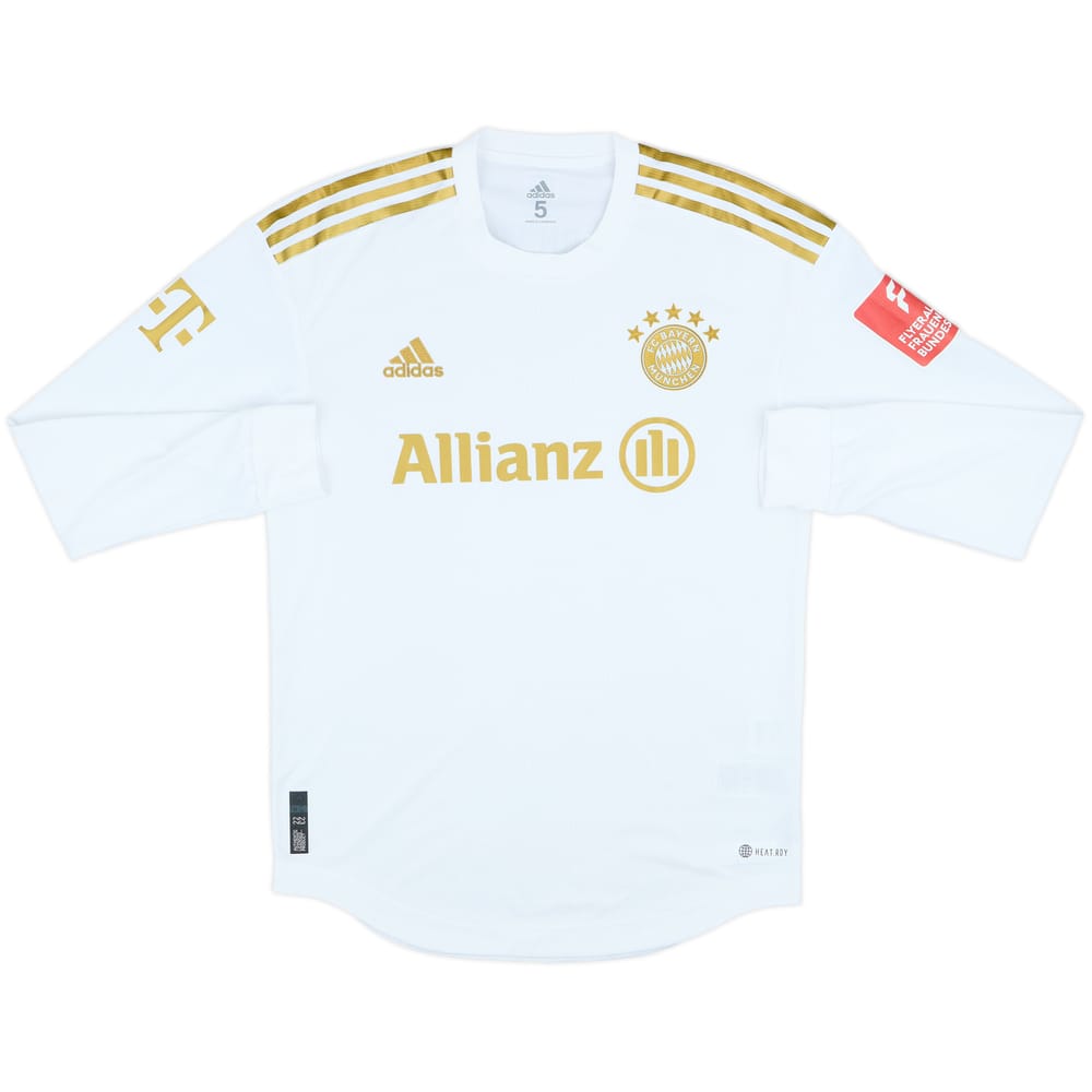 2022-23 Bayern Munich Womens Player Issue Away L/S Shirt - 9/10 - (S/M)