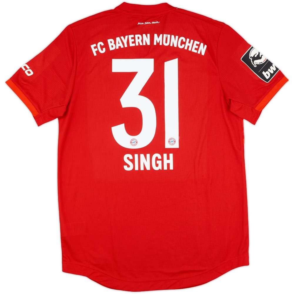 2019-20 Bayern Munich II Match Issue Home Shirt Singh #31
