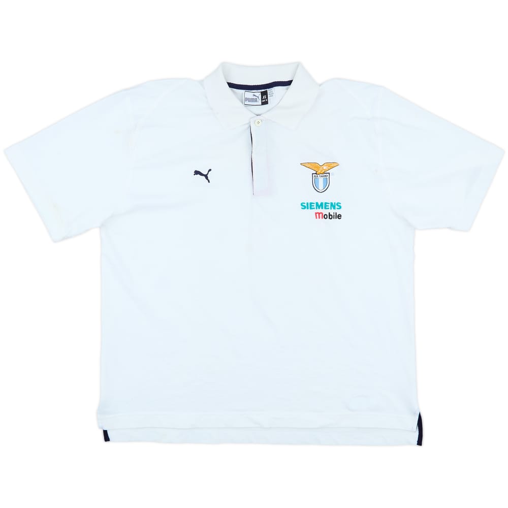 2001-02 Lazio Puma Polo Shirt - 7/10 - (XL)