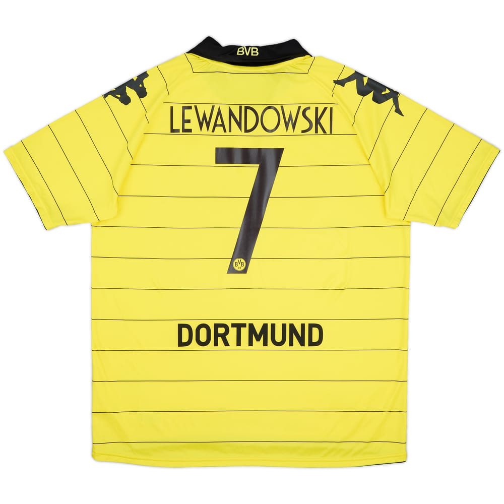 2010-11 Borussia Dortmund Home Shirt Lewandowski #7 - 6/10 - (XXL)