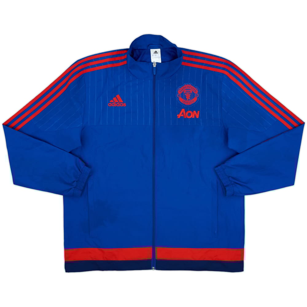 2015-16 Manchester United adidas Track Jacket - 8/10 - (L)