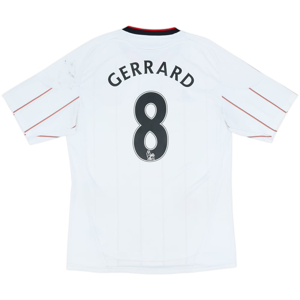 2010-11 Liverpool Away Shirt Gerrard #8 - 5/10 - (L)