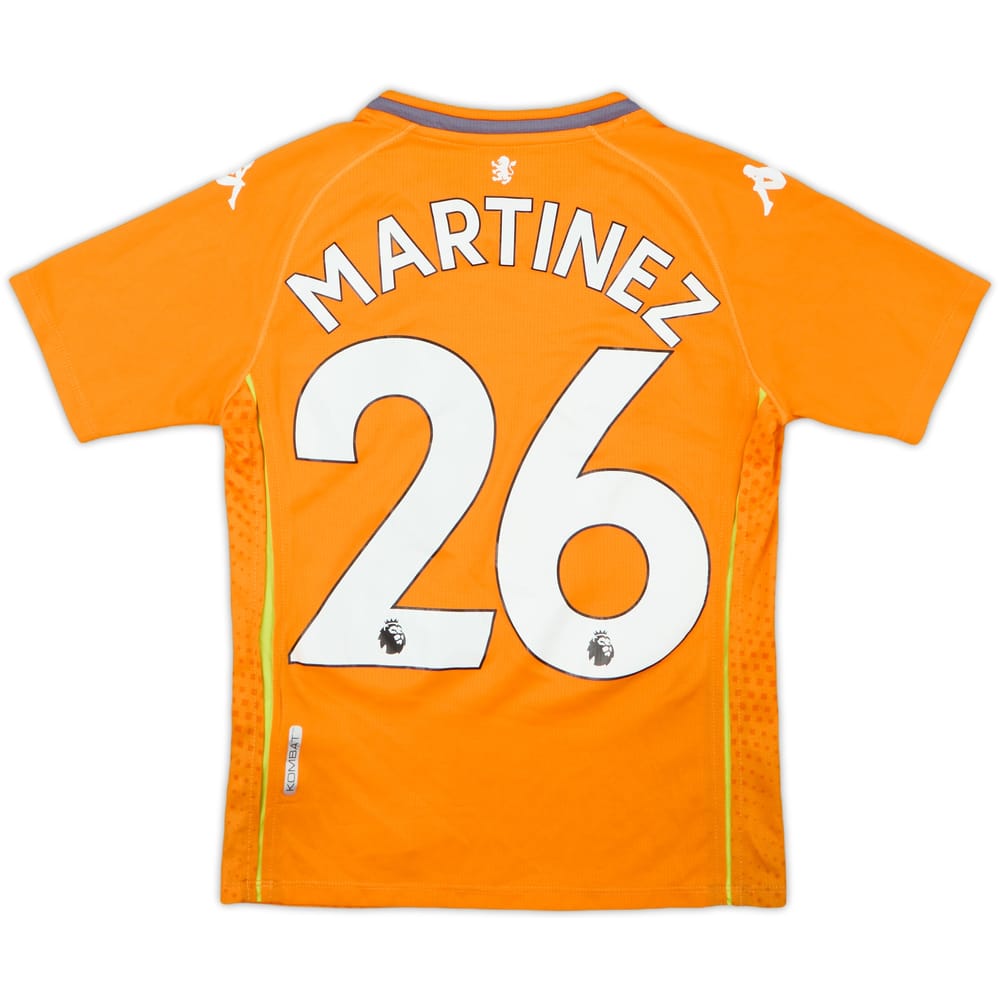 2020-21 Aston Villa GK S/S Shirt Martinez #26 - 8/10 - (M.Boys)