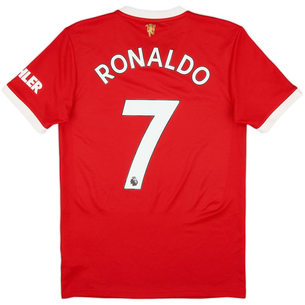 2021-22 Manchester United Home Shirt Ronaldo #7 - 8/10 - (S)