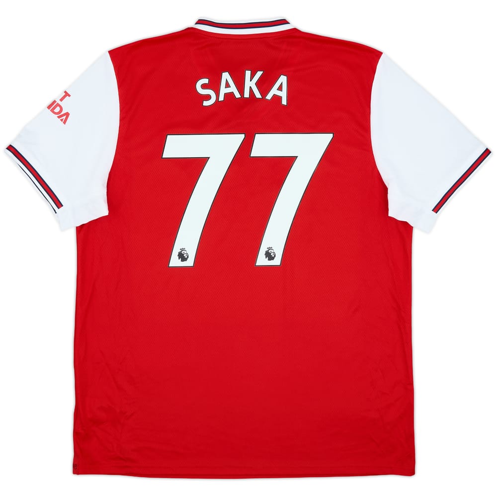 2019-20 Arsenal Home Shirt Saka #77 - 10/10 - (XL)