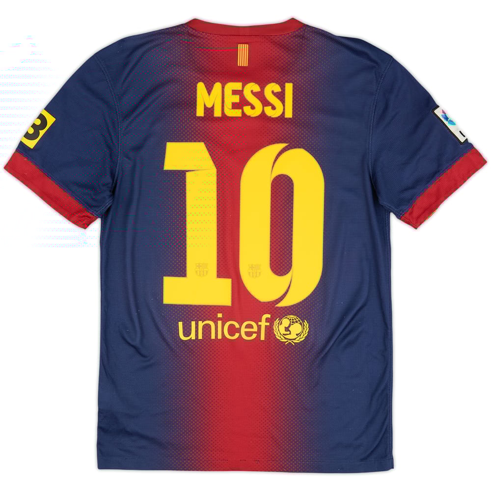 2012-13 Barcelona Home Shirt Messi #10 - 6/10 - (S)