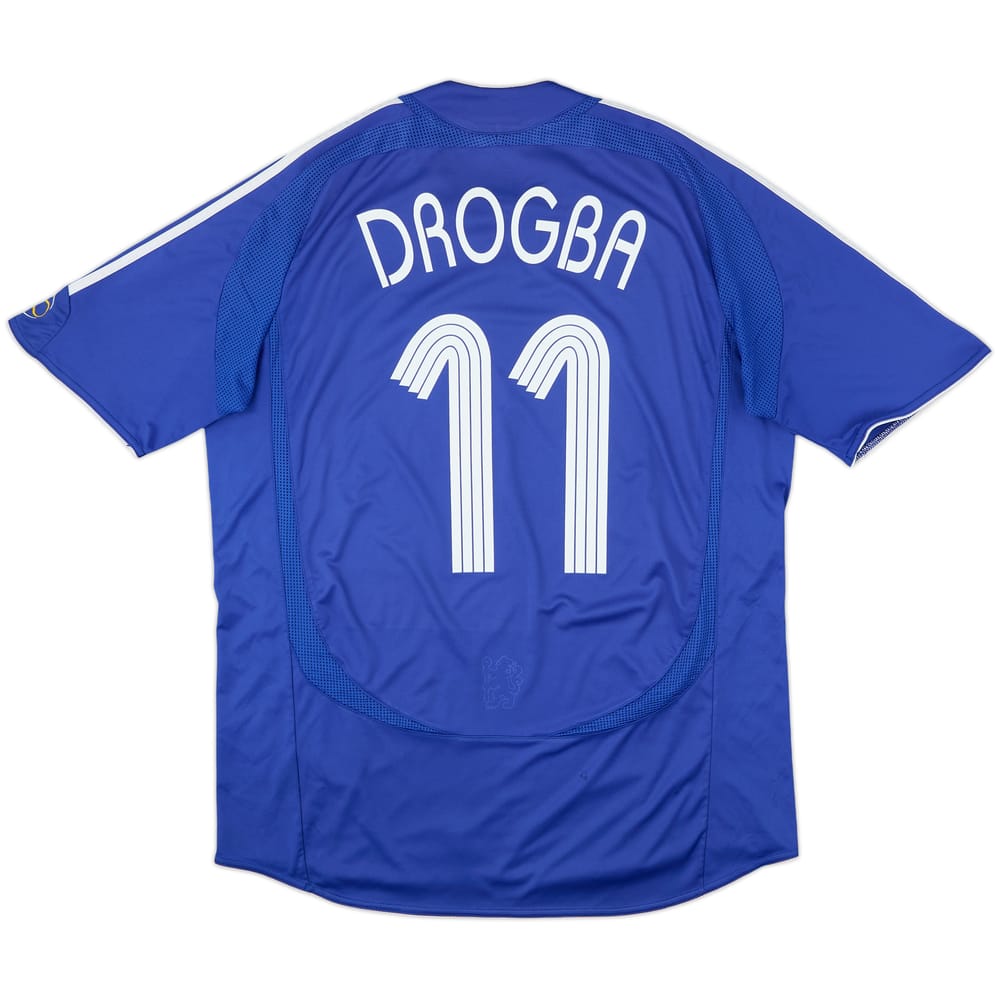 2006-08 Chelsea Home Shirt Drogba #11 - 5/10 - (L)