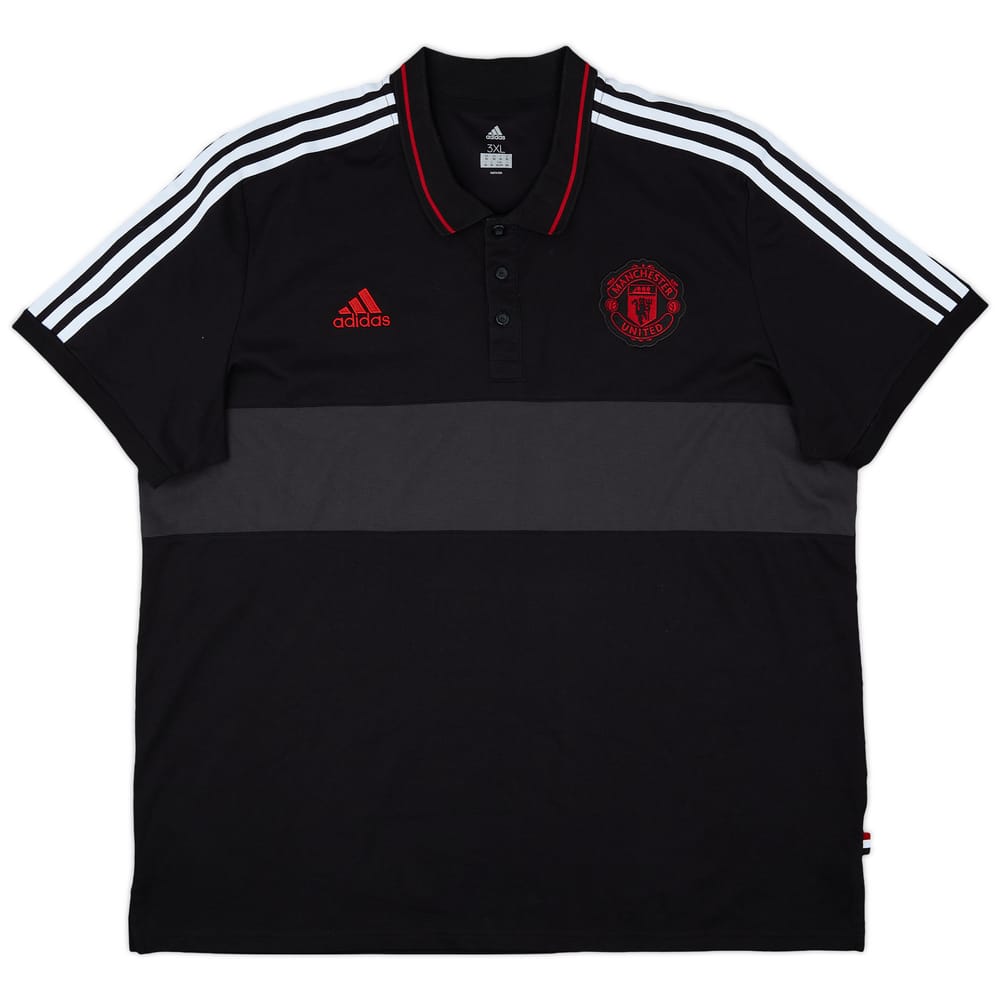 2018-19 Manchester United adidas Polo Shirt - 9/10 - (3XL)