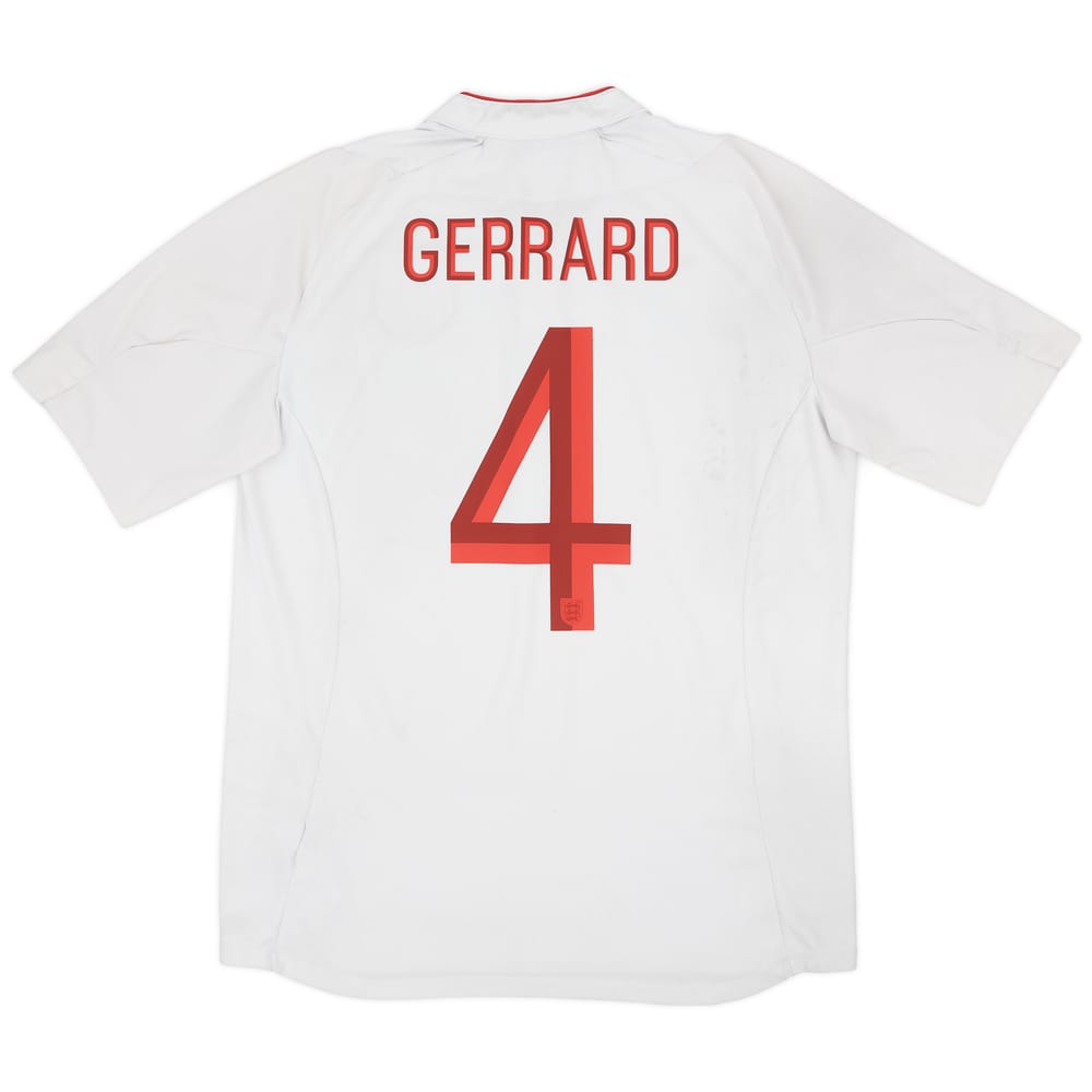 2012-13 England Home Shirt Gerrard #4 - 5/10 - (L)