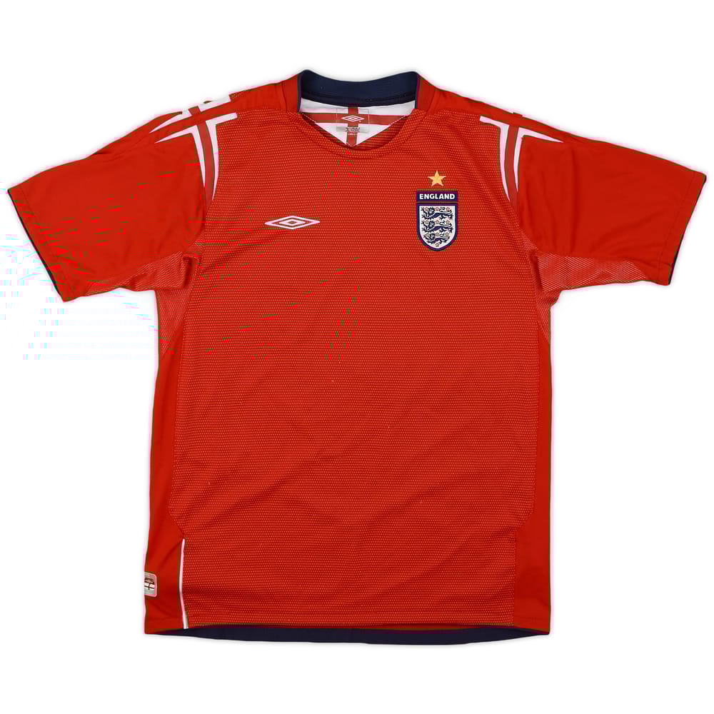 2004-06 England Away Shirt - 9/10 - (XL.Boys)