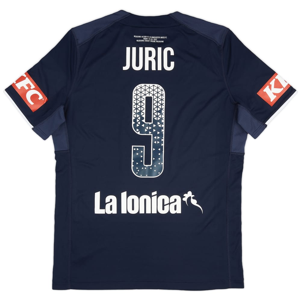 2022-23 Melbourne Victory Match Issue Home Shirt Juric #9