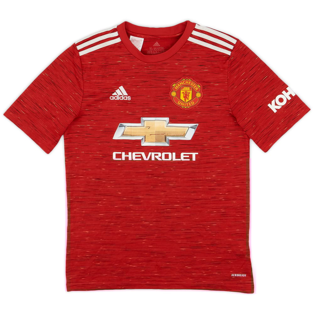 2020-21 Manchester United Home Shirt - 5/10 - (XL.Boys)