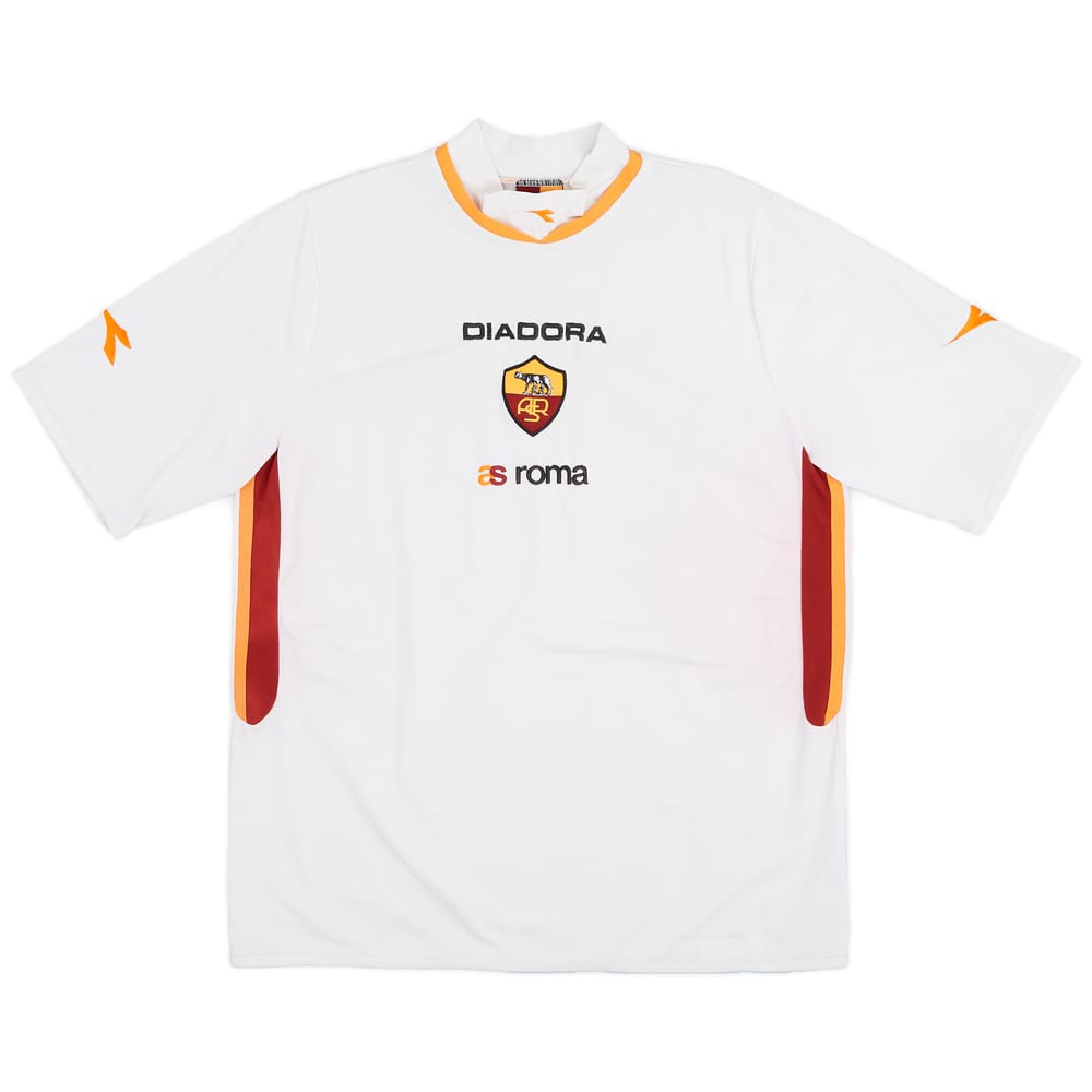 2003-04 Roma Diadora Training Shirt - 5/10 - (L)