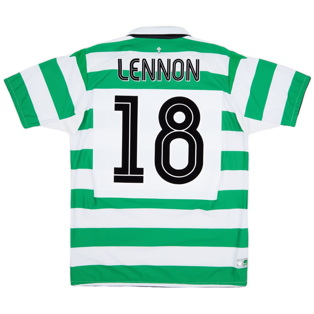 2004-05 Celtic Home Shirt Lennon #18 - 7/10 - (M)