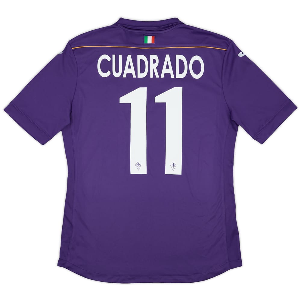 2013-14 Fiorentina European Home Shirt Cuadrado #11 - 7/10 - (M)