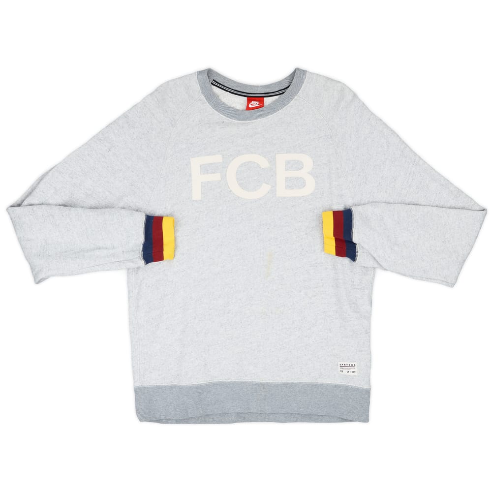 2013-14 Barcelona Nike Sweat Top - 5/10 - (M)
