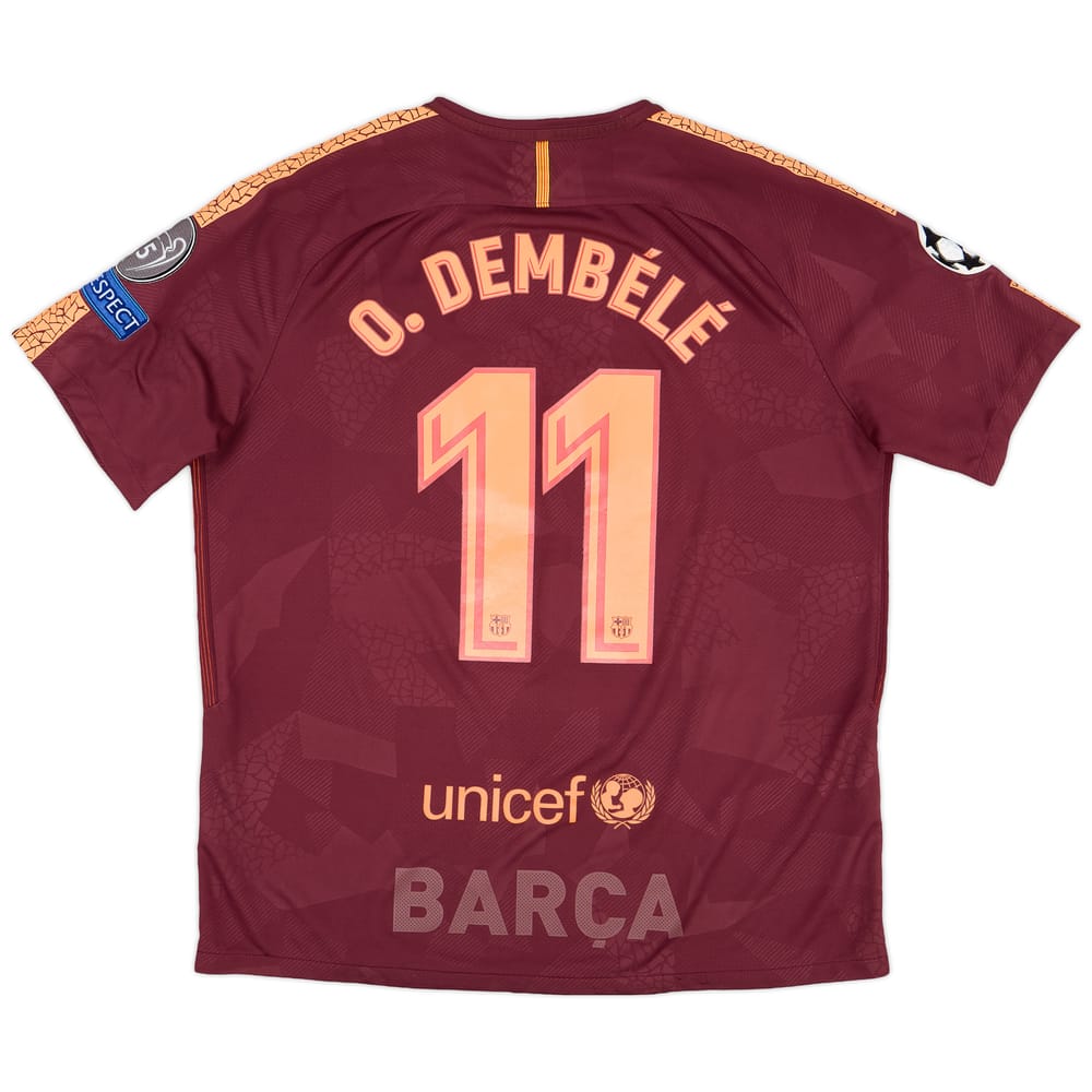 2017-18 Barcelona Third Shirt O.Dembele #11 - 9/10 - (XL)