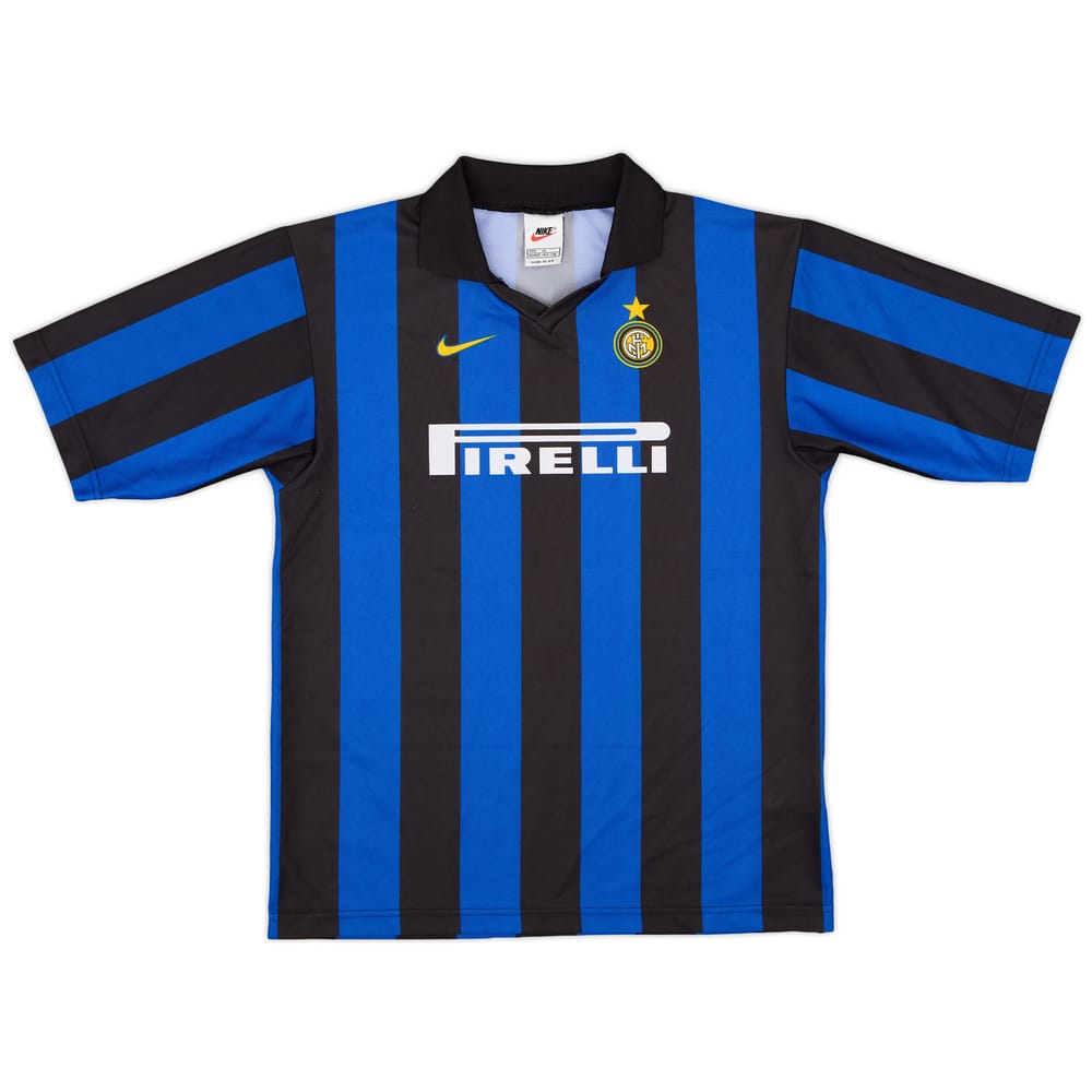 1998-99 Inter Milan Basic Home Shirt - 8/10 - (XL.Boys)