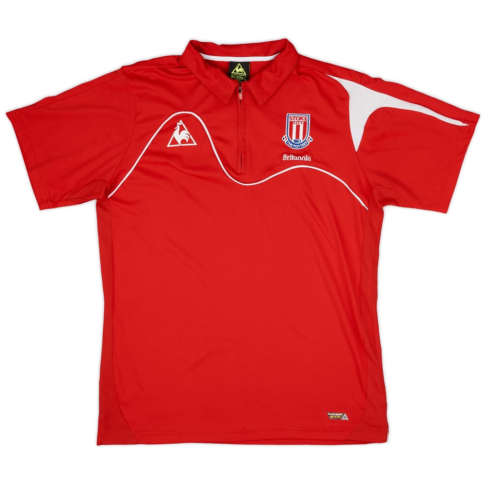 2007-08 Stoke City Le Coq Sportif 1/4 Zip Training Shirt - 9/10 - (L)