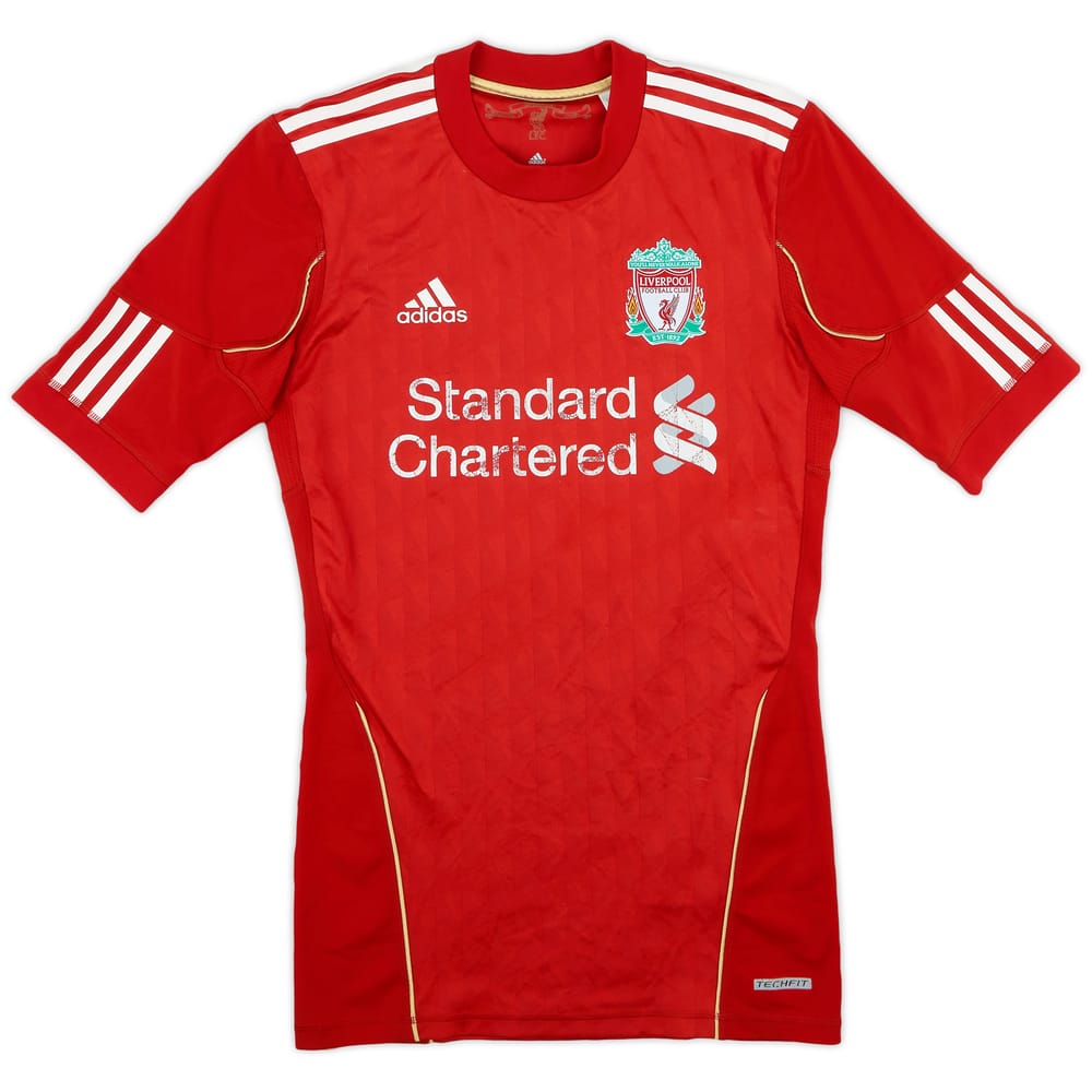2010-12 Liverpool Player Issue TechFit Home Shirt - 5/10 - (M)