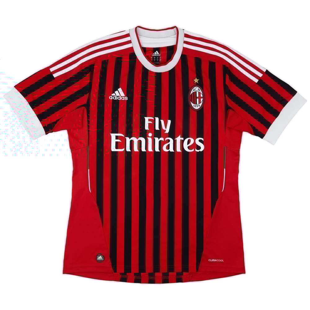2011-12 AC Milan Home Shirt - 6/10 - (M)