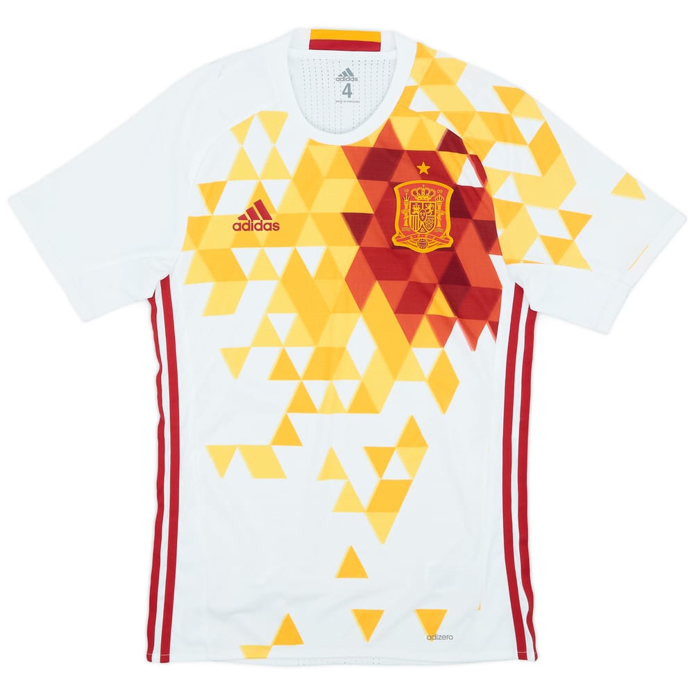 2016-17 Spain Player Issue Away Shirt - 7/10 - (S)