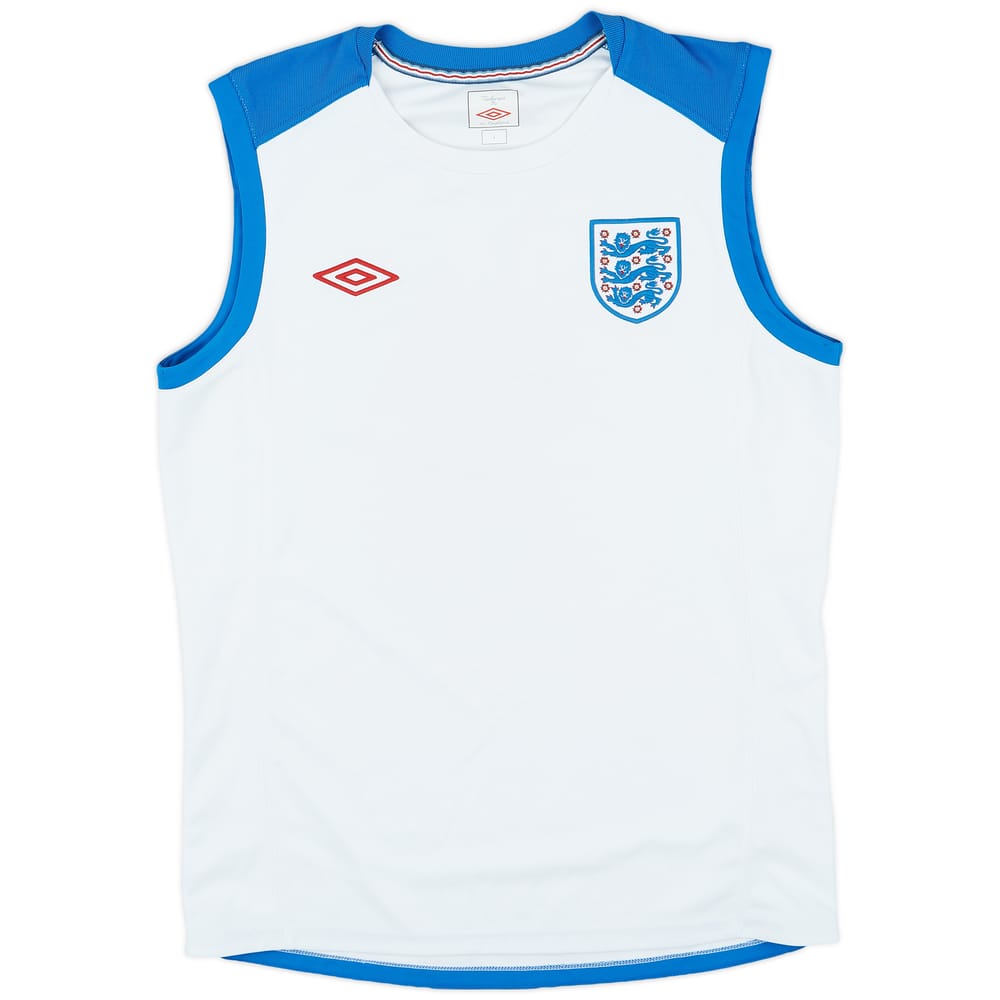 2010-11 England Umbro Training Vest - 8/10 - (L)