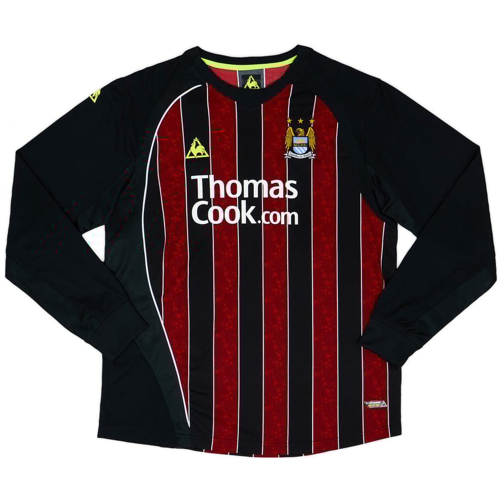 2008-09 Manchester City Away L/S Shirt - 9/10 - (L)