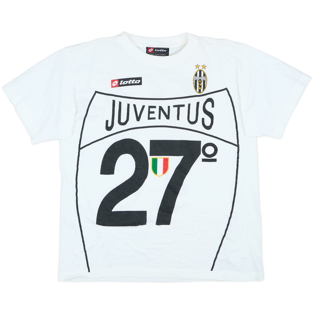 2002-03 Juventus Lotto 'Campioni D'Italia 2003' Graphic Tee - 6/10 - (XL)