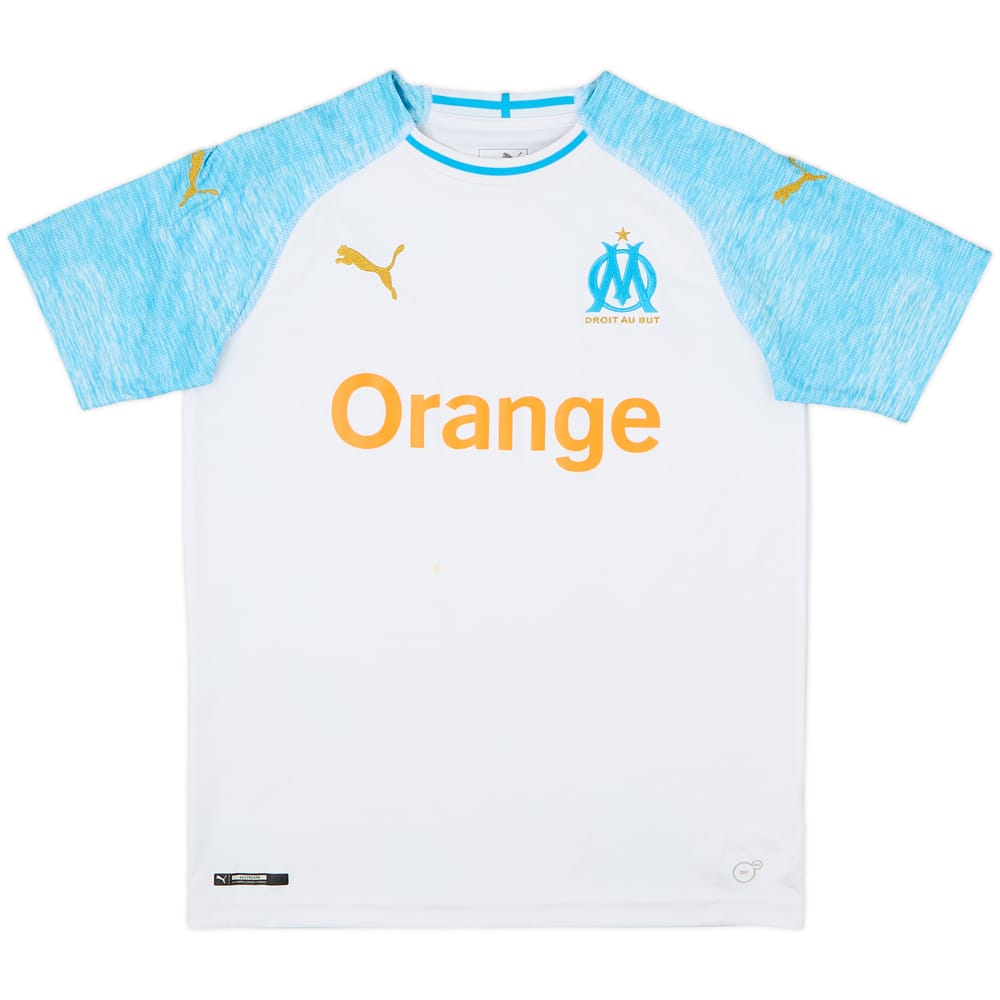 2018-19 Olympique Marseille Home Shirt - 5/10 - (XL.Boys)