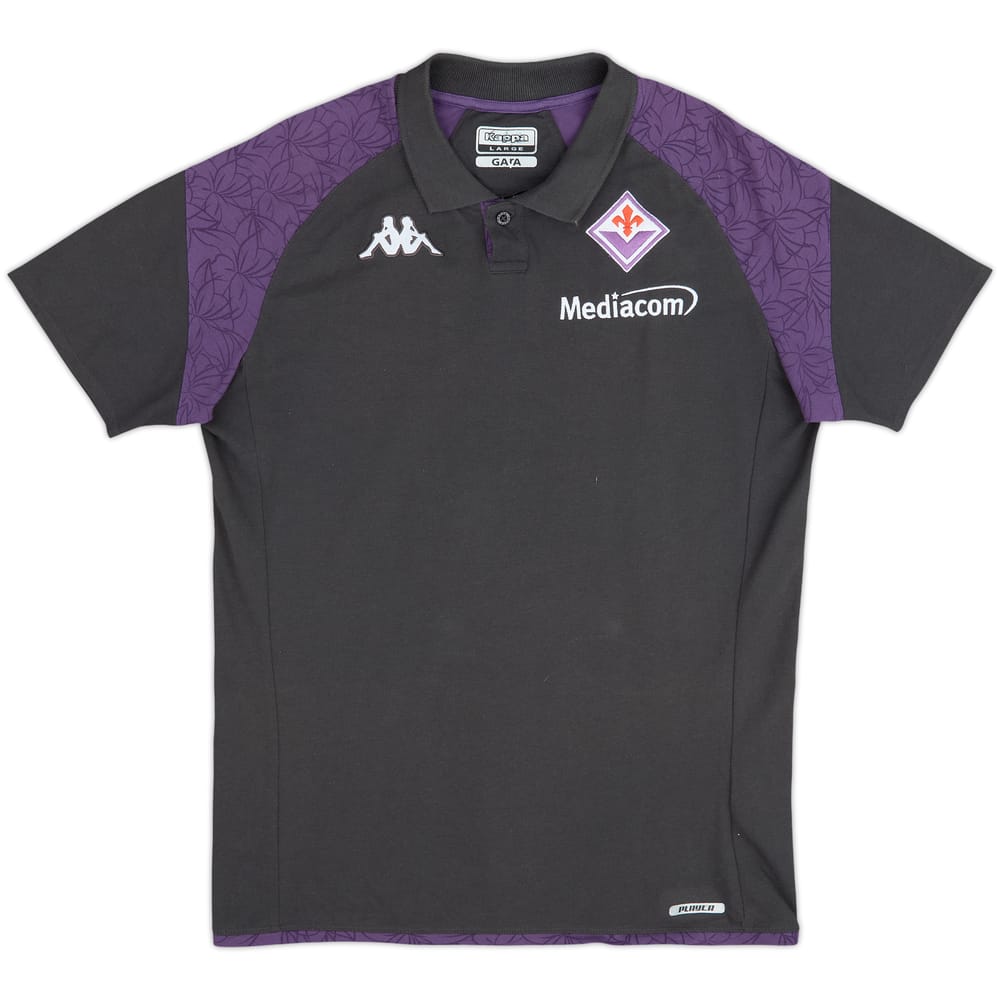 2020-21 Fiorentina Kappa Polo Shirt - 9/10 - (L)
