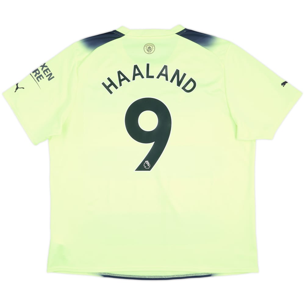 2022-23 Manchester City Third Shirt Haaland #9 - 8/10 - (XXL)