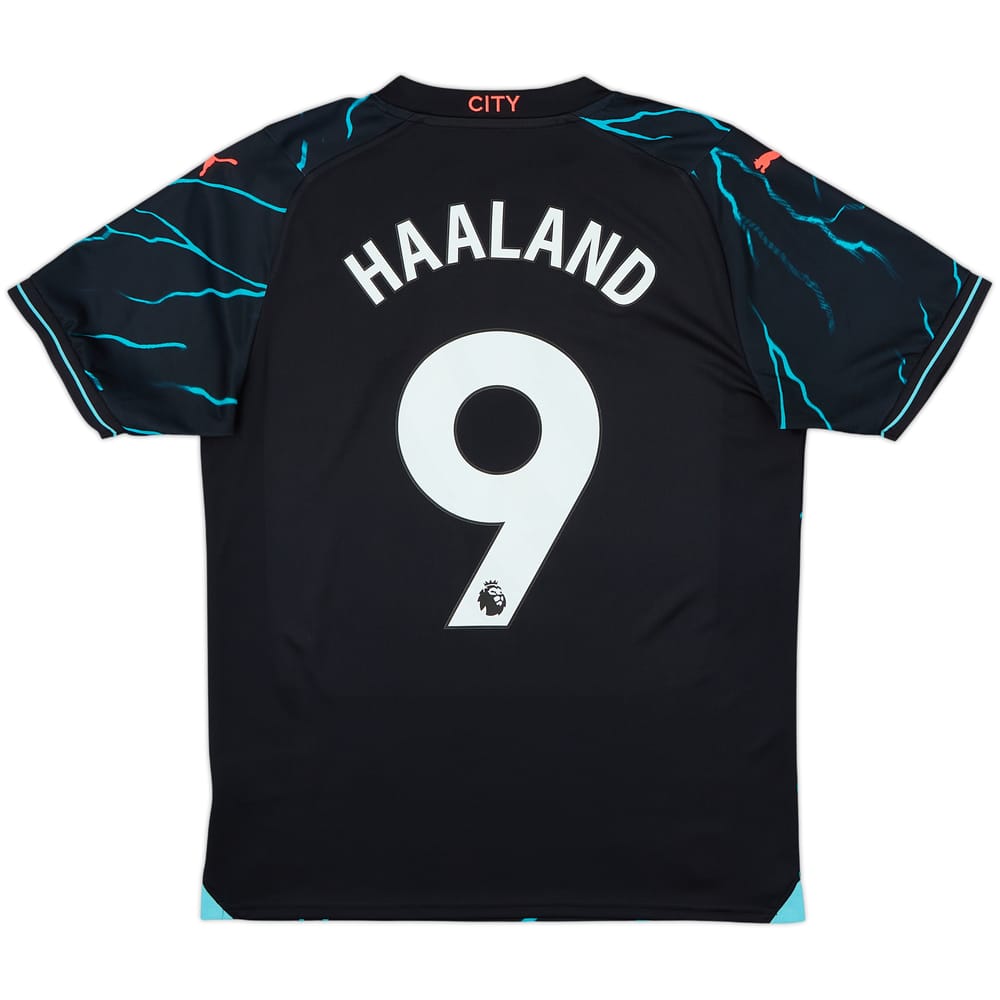 2023-24 Manchester City Third Shirt Haaland #9 - 10/10 - (M)