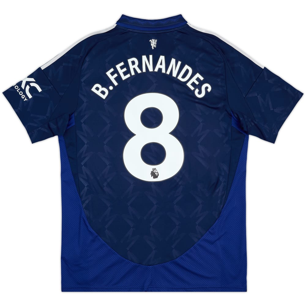 2024-25 Manchester United Away Shirt B.Fernandes #8 - 9/10 - (L)