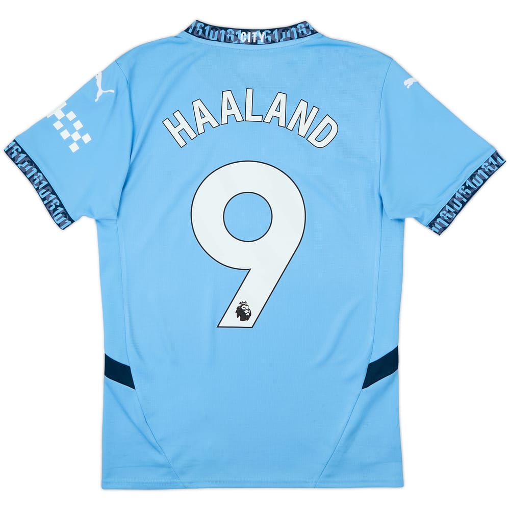 Camiseta de local del Manchester City 2024-25 Haaland #9 - 6/10 - (S)
