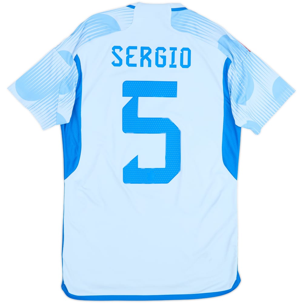 Camiseta de visitante de España 2022-23 Sergio #5 - 8/10 - (S)