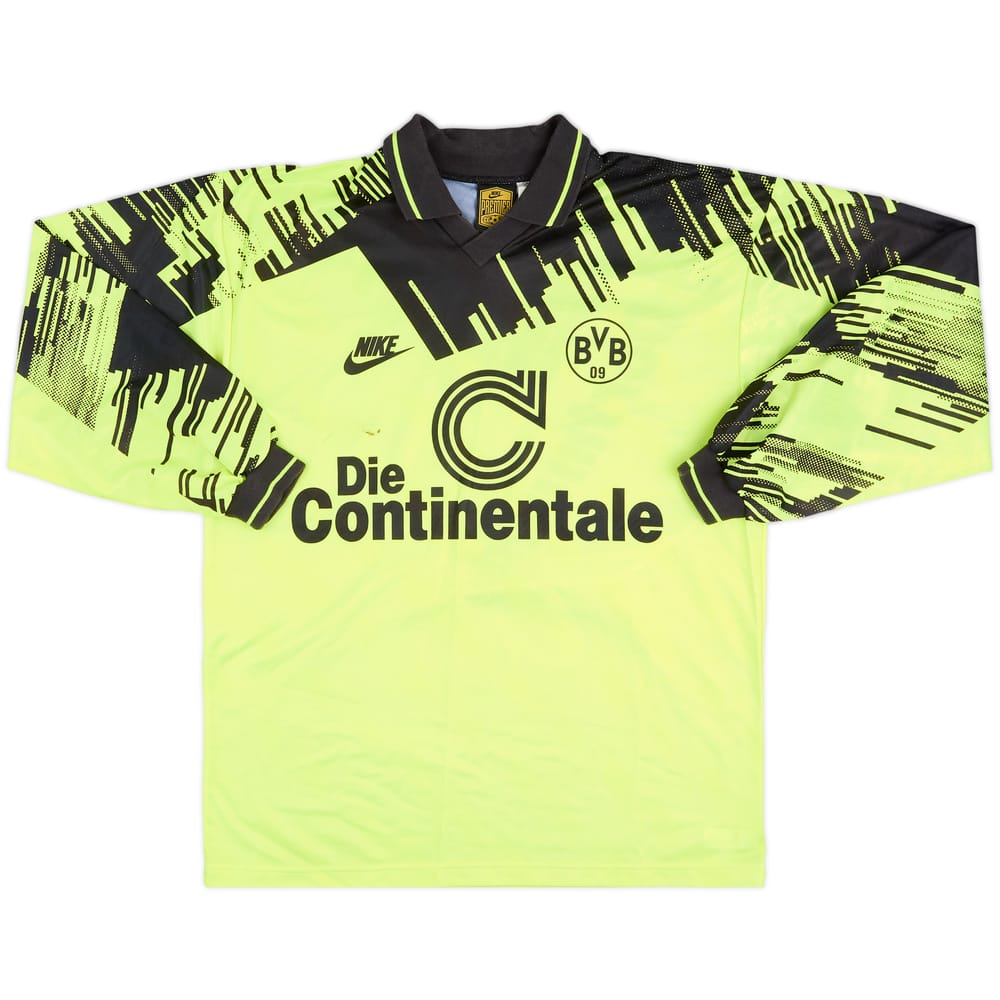 1993-94 Borussia Dortmund Camiseta Manga Larga Local -