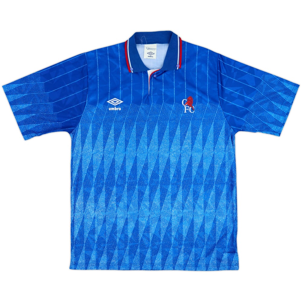 1989-91 Chelsea Home Shirt - 8/10 - (M)