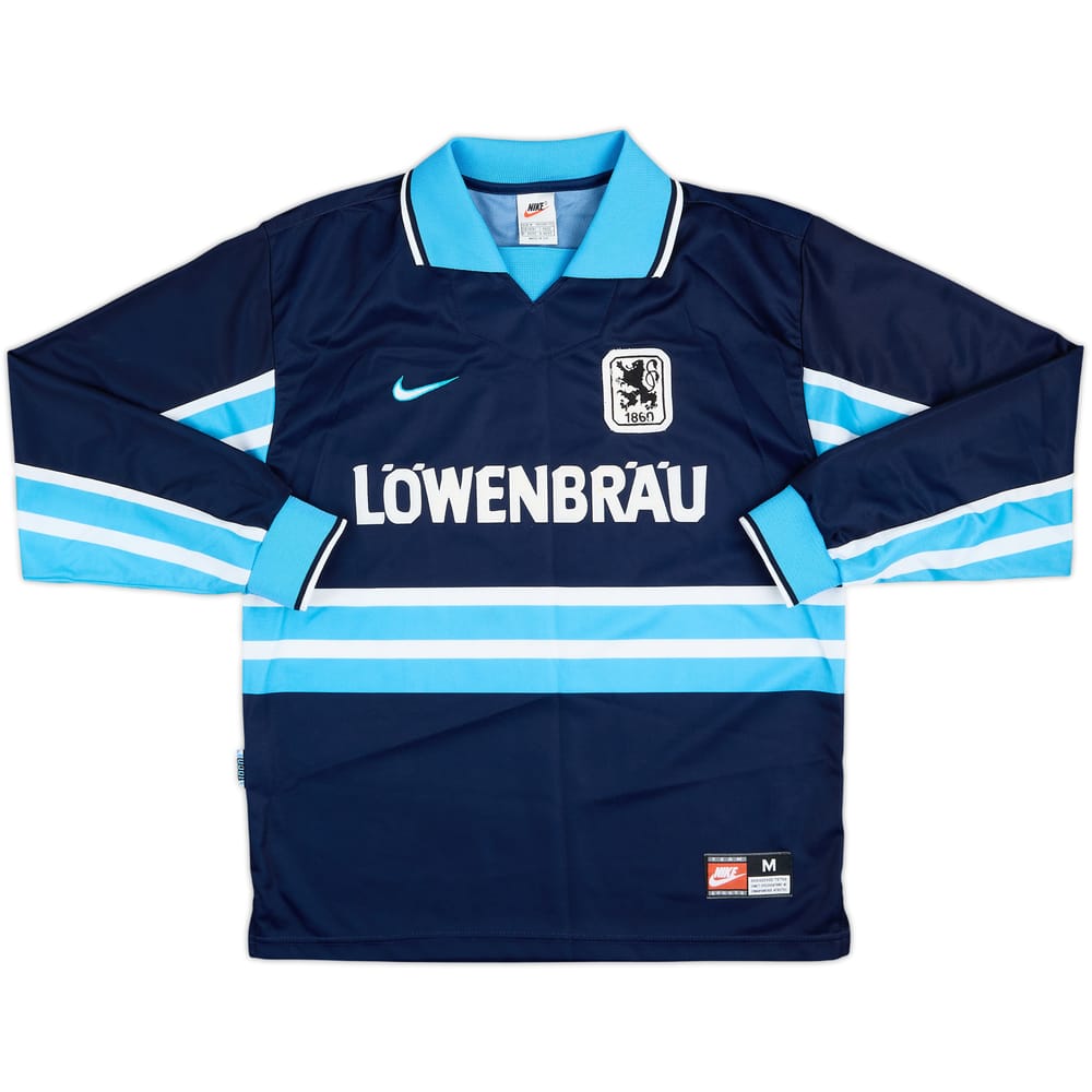Camiseta de visitante de manga larga del 1860 Munich 1997-98 - 8/10 - (M)