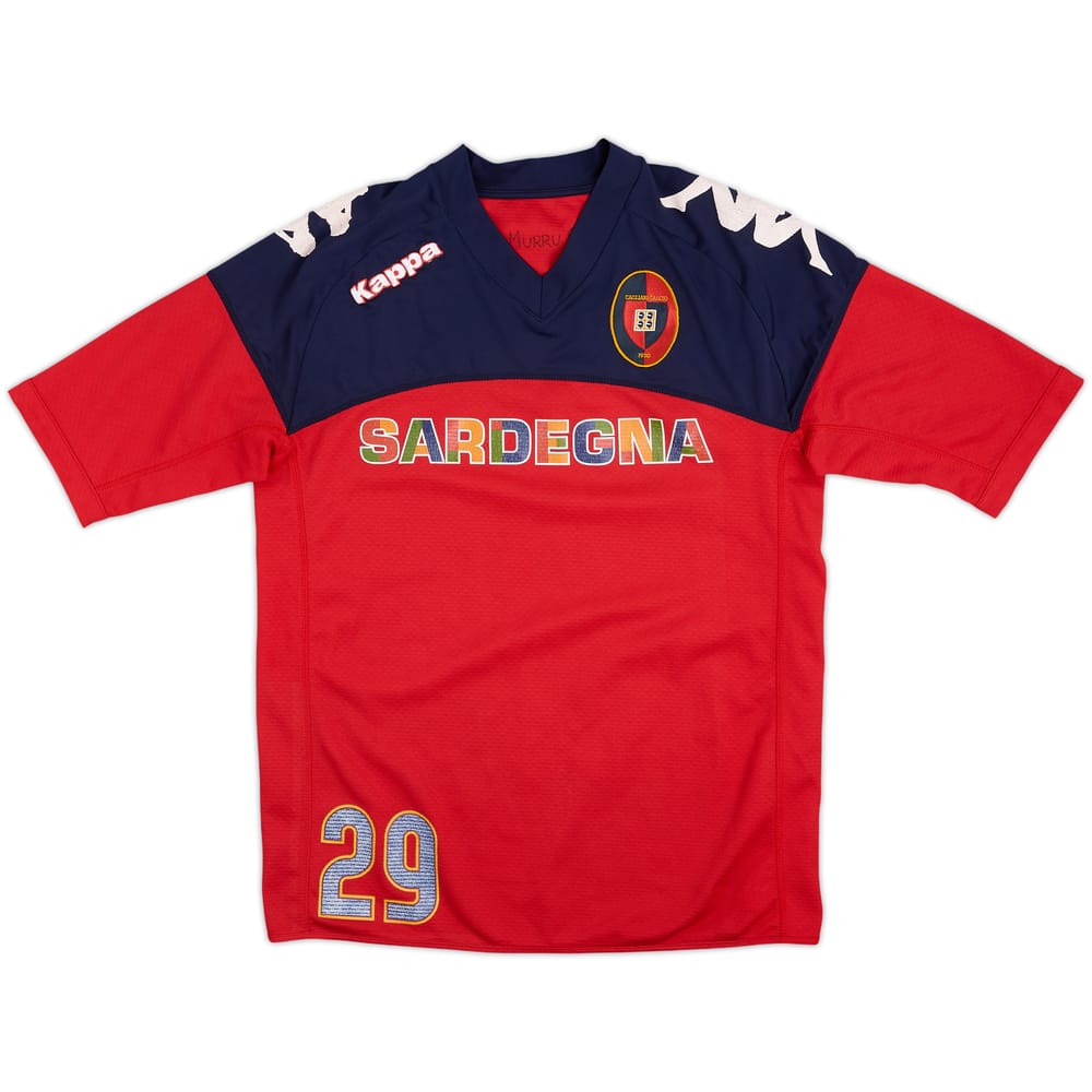 2011-12 Cagliari Kappa Player Issue Training Shirt #29 - 6/10 - (M)