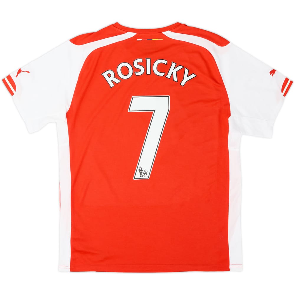 2014-15 Arsenal Home Shirt Rosicky #7 - 6/10 - (M)