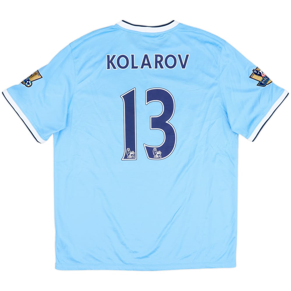 2013-14 Manchester City Home Shirt Kolarov #13 - 7/10 - (XL)
