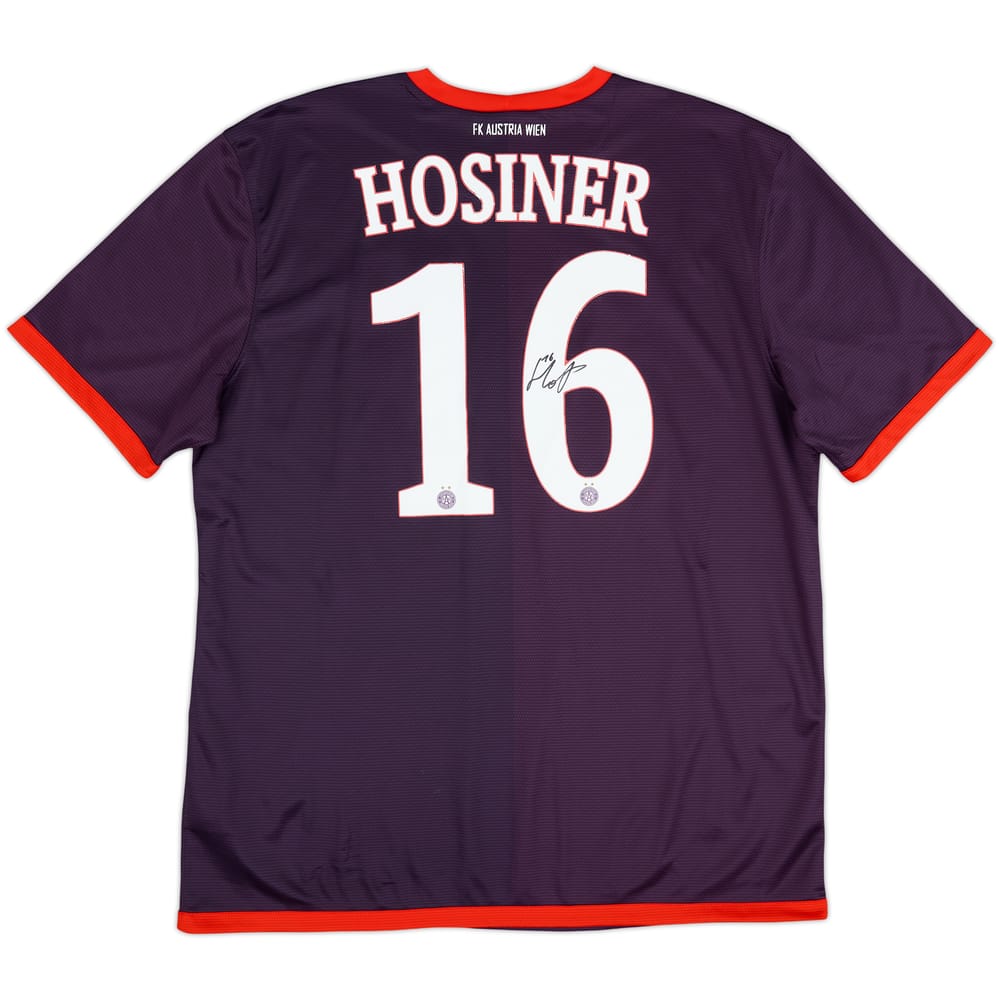 2012-14 Austria Vienna Signed Home Shirt Hosiner #16 - 7/10 - (XL)