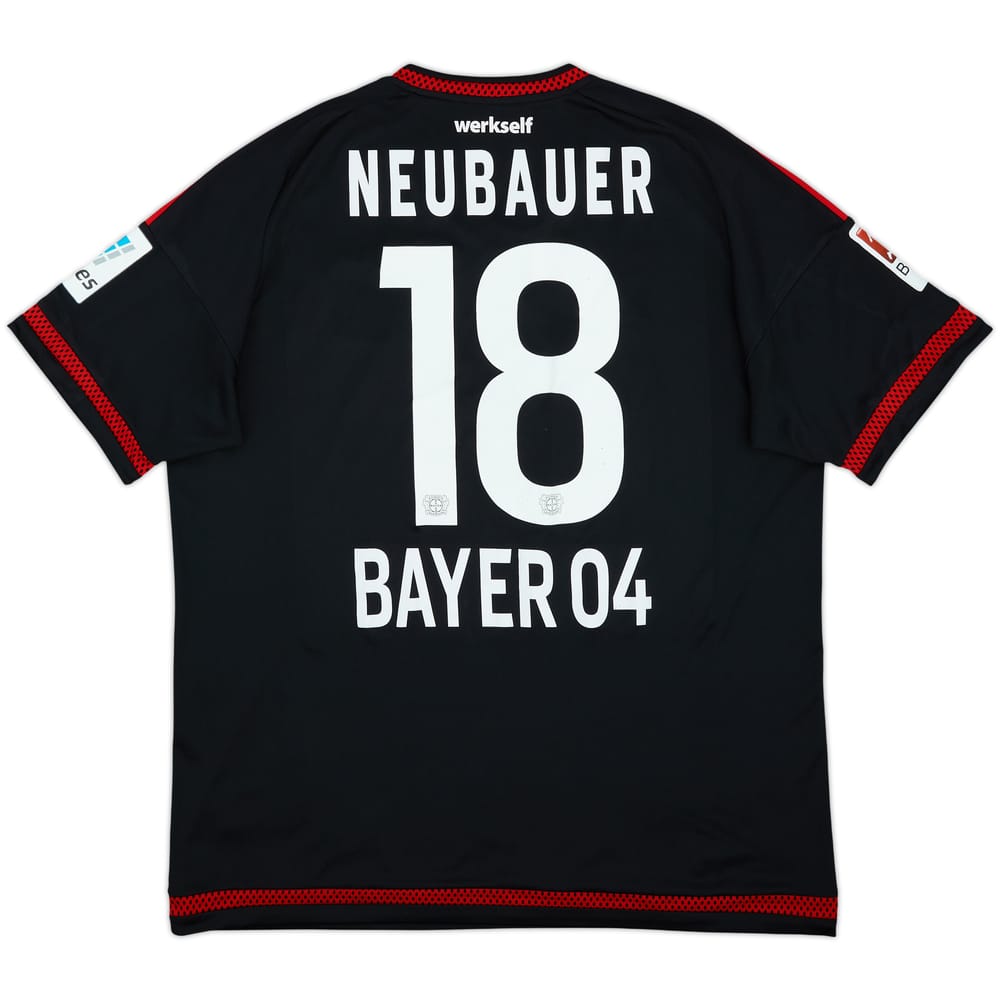2015-16 Bayer Leverkusen Home Shirt Neubauer #18 - 5/10 - (XL)