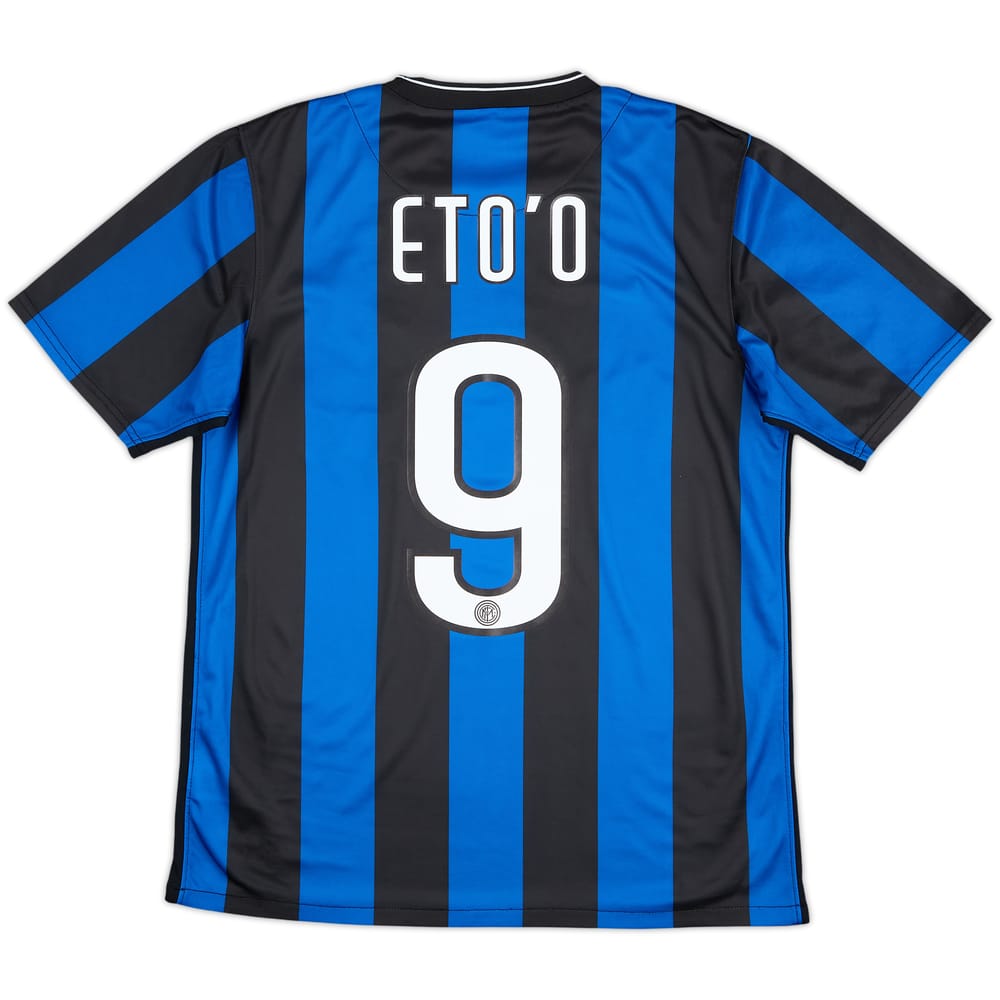 2009-10 Inter Milan Basic Home Shirt Eto'o #9 - 8/10 - (S)