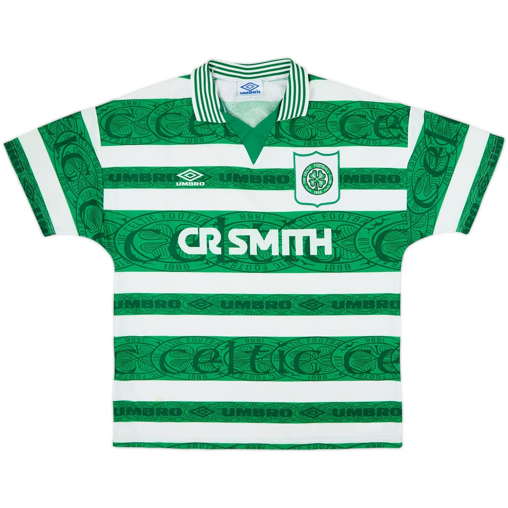 1995-97 Celtic Home Shirt - 10/10 - (L)
