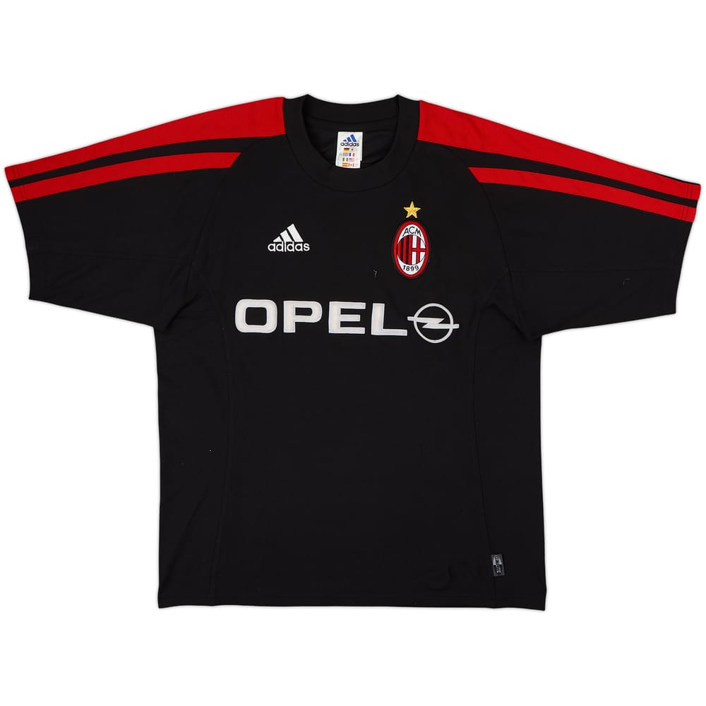 2001-02 AC Milan adidas Training Shirt - 8/10 - (S)