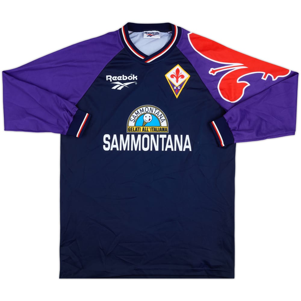 1995-96 Fiorentina Reebok Training L/S Shirt - 9/10 - (L)