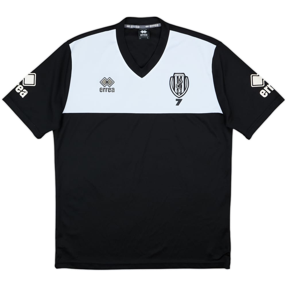 2013-14 Cesena Player Issue Errea Training Shirt #7 - 6/10 - (L)